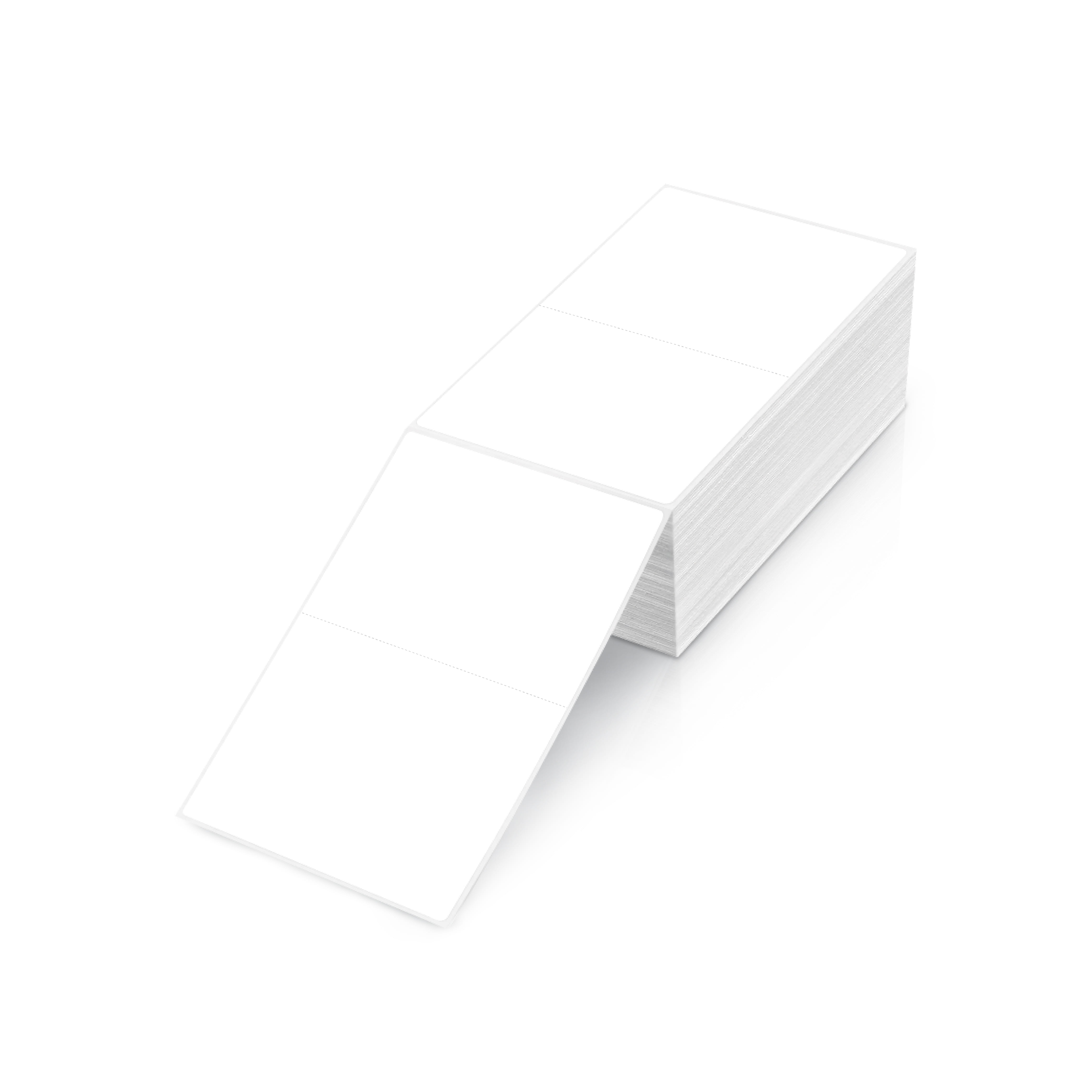กระดาษสติ๊กเกอร์ความร้อน GPRINTER 100X(75+75) 500 แผ่น แบบพับ LABEL STICKER